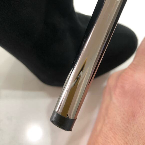 Sigerson Morrison Baladi Booties Heels Black Metallic - Picture 5 of 11